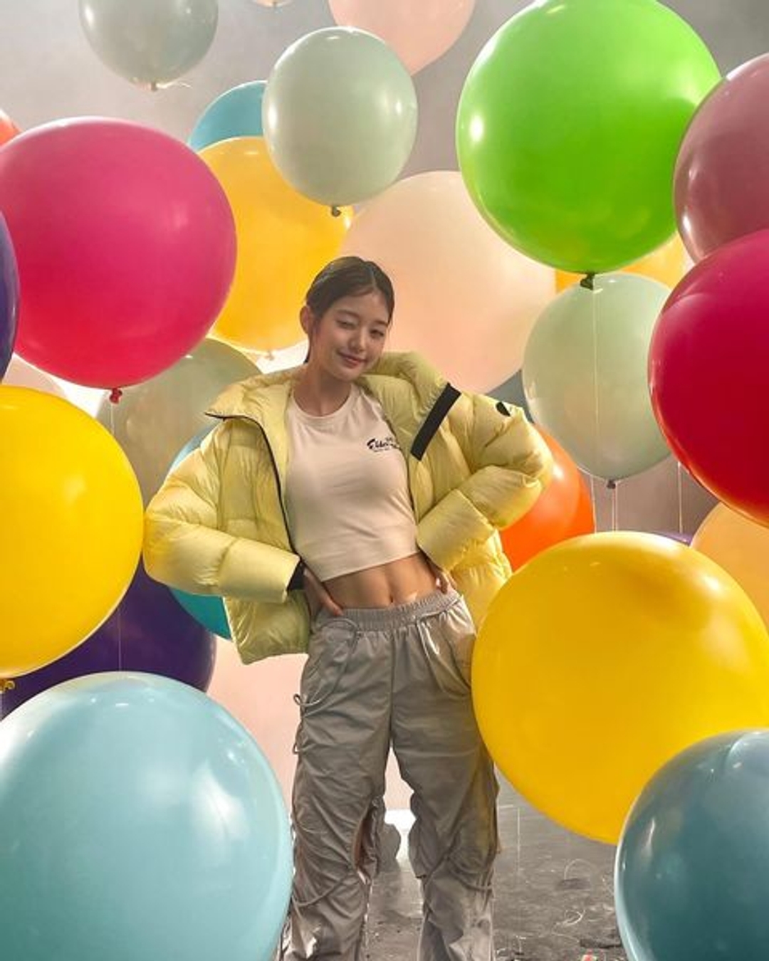 장원영 WONYOUNG 광고 촬영 남찍사 eider 아이더 20221018