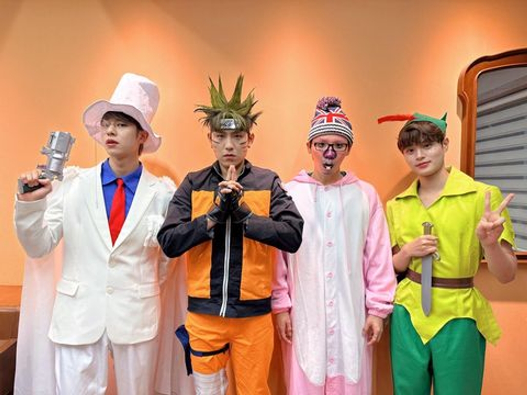 전웅 JEON WOONG 김동현 KIM DONG HYUN 박우진 PARK WOO JIN 이대휘 LEE DAE HWI 할로윈 코스튬 피터팬 코난 20221029 나루토 공항도둑