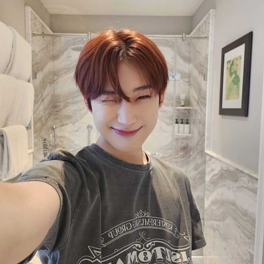 선우 Sunoo 셀카 Selfie 빨머 20230406 빨간머리