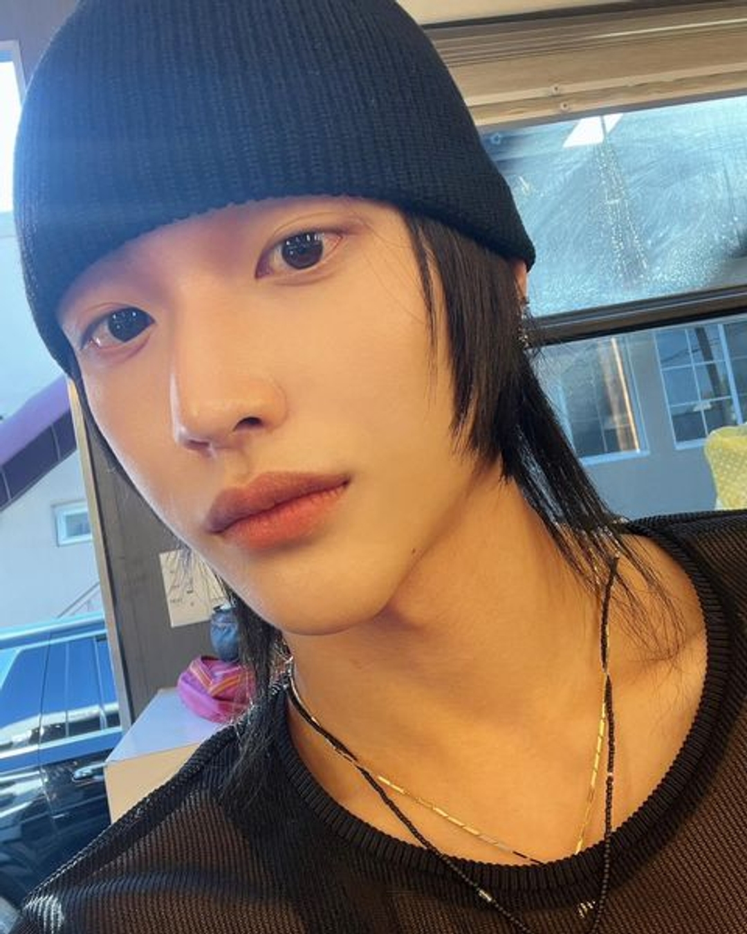 원빈 WONBIN 셀카 Selfie Behind 비니 beanie 20230808 컨셉포토_비하인드 GetAGuitar 겟어기타