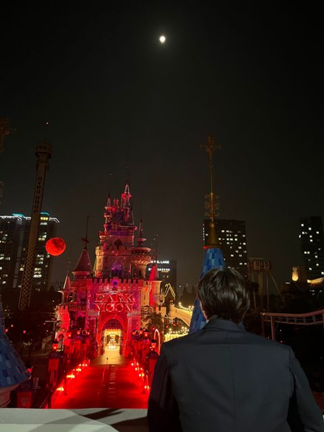 정원 Jungwon Selfie 남찍사 롯데월드 셀피 DARKMOON LotteWorld 20230929 다크문인롯데월드 롯데월드다크문
